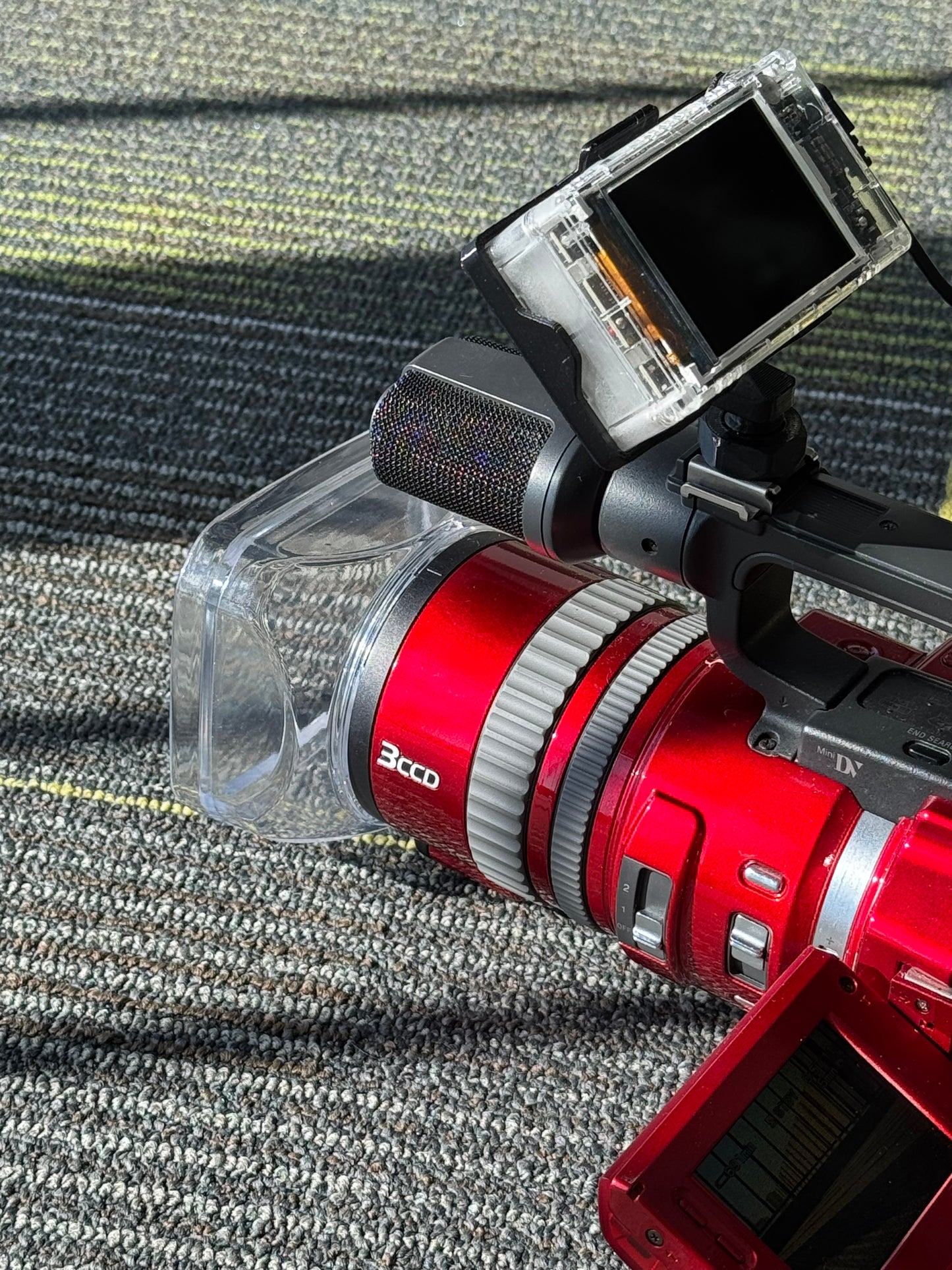 preorder 15-Pack Sony pc series clear side panel and a sample rc, and 3 painted vx2000