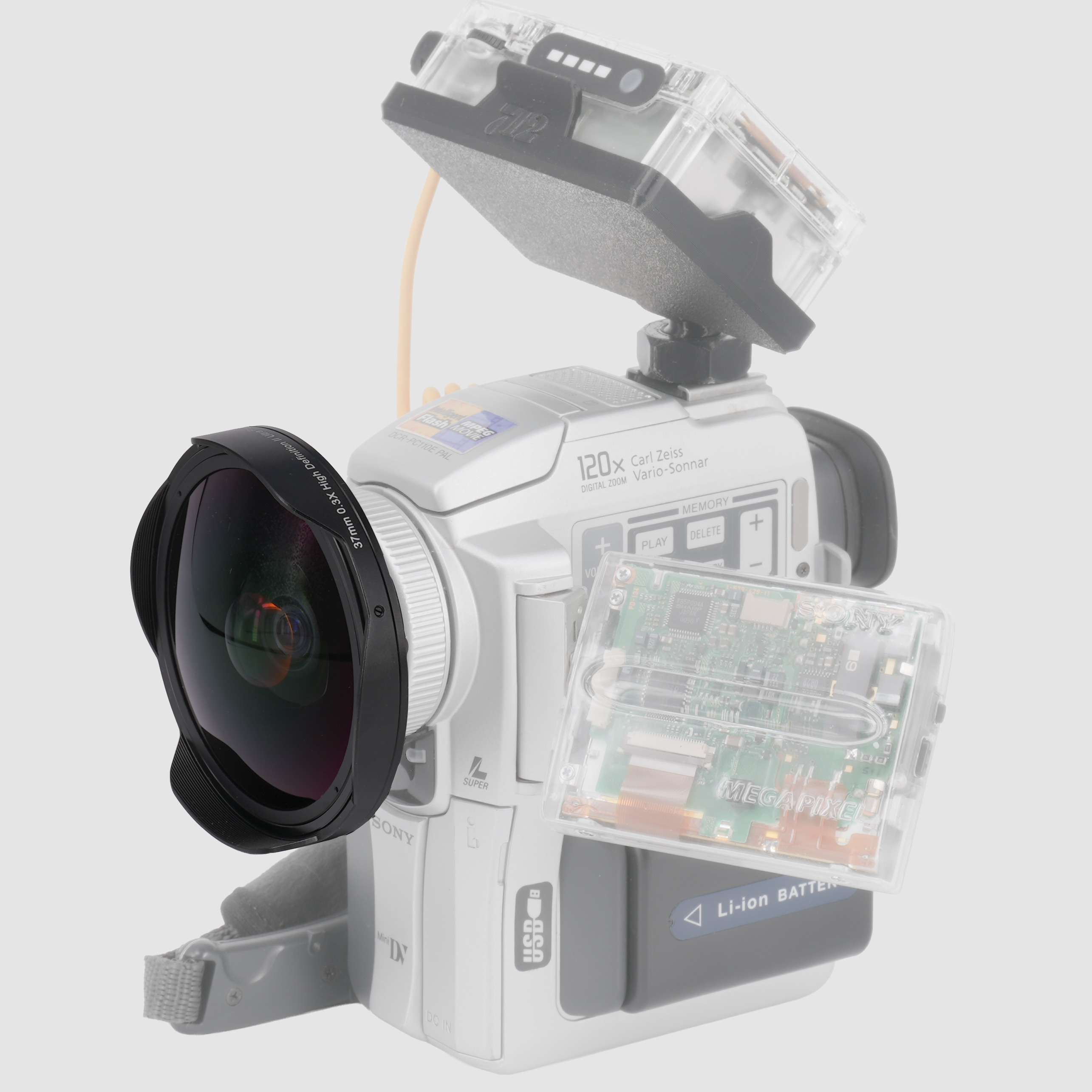 INVIZ 37mm 0.3X High Definition II Ultra fisheye lens for Sony pc
