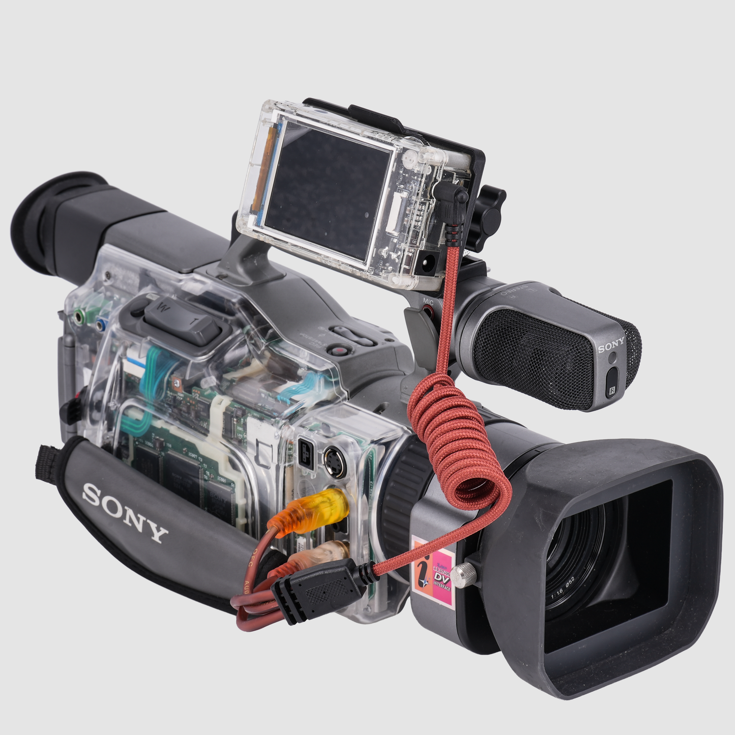 Inviz Flat-Port Snail Gimbal Mount for ImmersionRC PowerPlay RC DVR