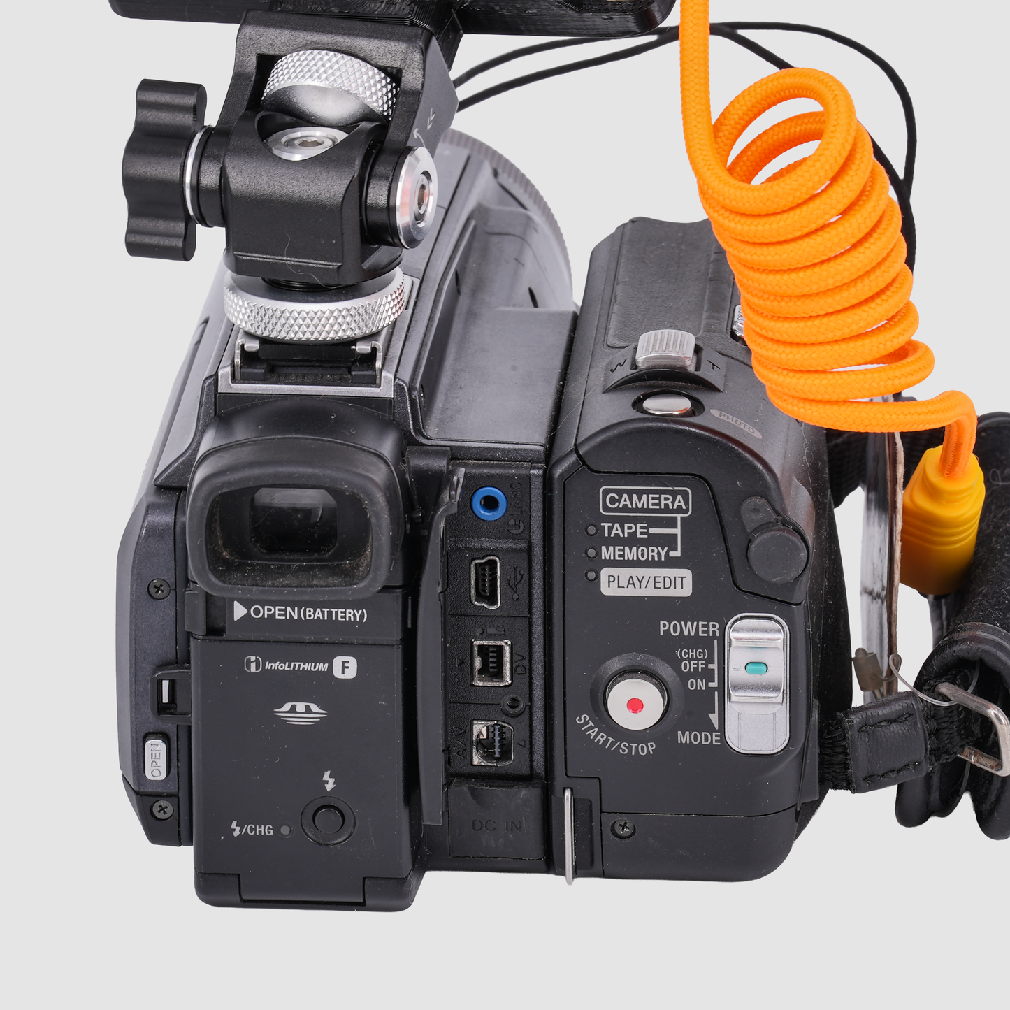 Orange 3.5mm to 10-Pin AV Data Cable for Sony DV Camcorders & ImmersionRC PowerPlay – High Visibility Sync Cable