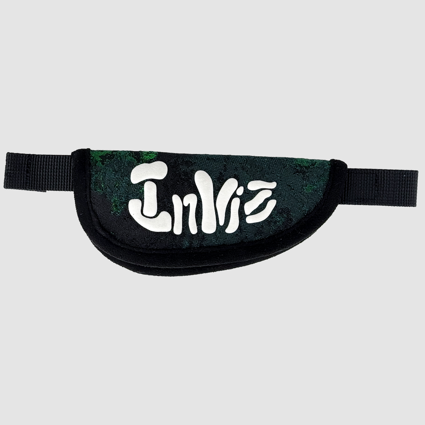 Inviz Black & Green Jacquard Hand Strap with White Logo for Sony DV Camcorders