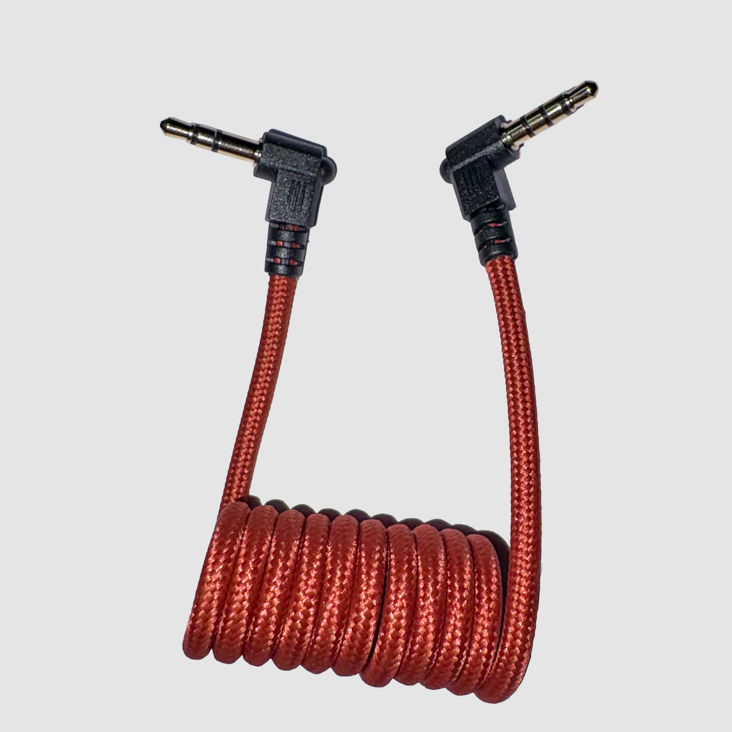 Red Inviz 3.5mm to 3.5mm Braided Data Cable for DV Cameras and ImmersionRC PowerPlay Durable Sync Cable