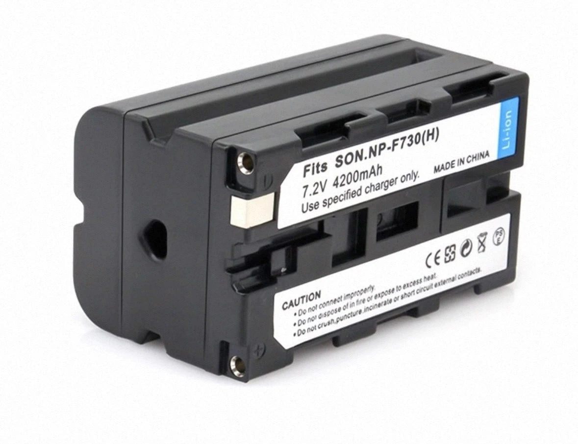 NP-F730 NP-F730H High-Capacity Battery 4200mAh 7.2V for Sony DCR-VX1000 VX700