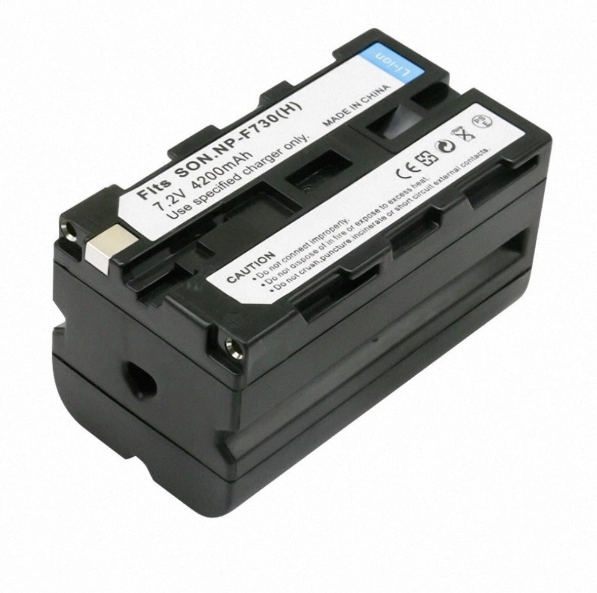NP-F730 NP-F730H High-Capacity Battery 4200mAh 7.2V for Sony DCR-VX1000 VX700