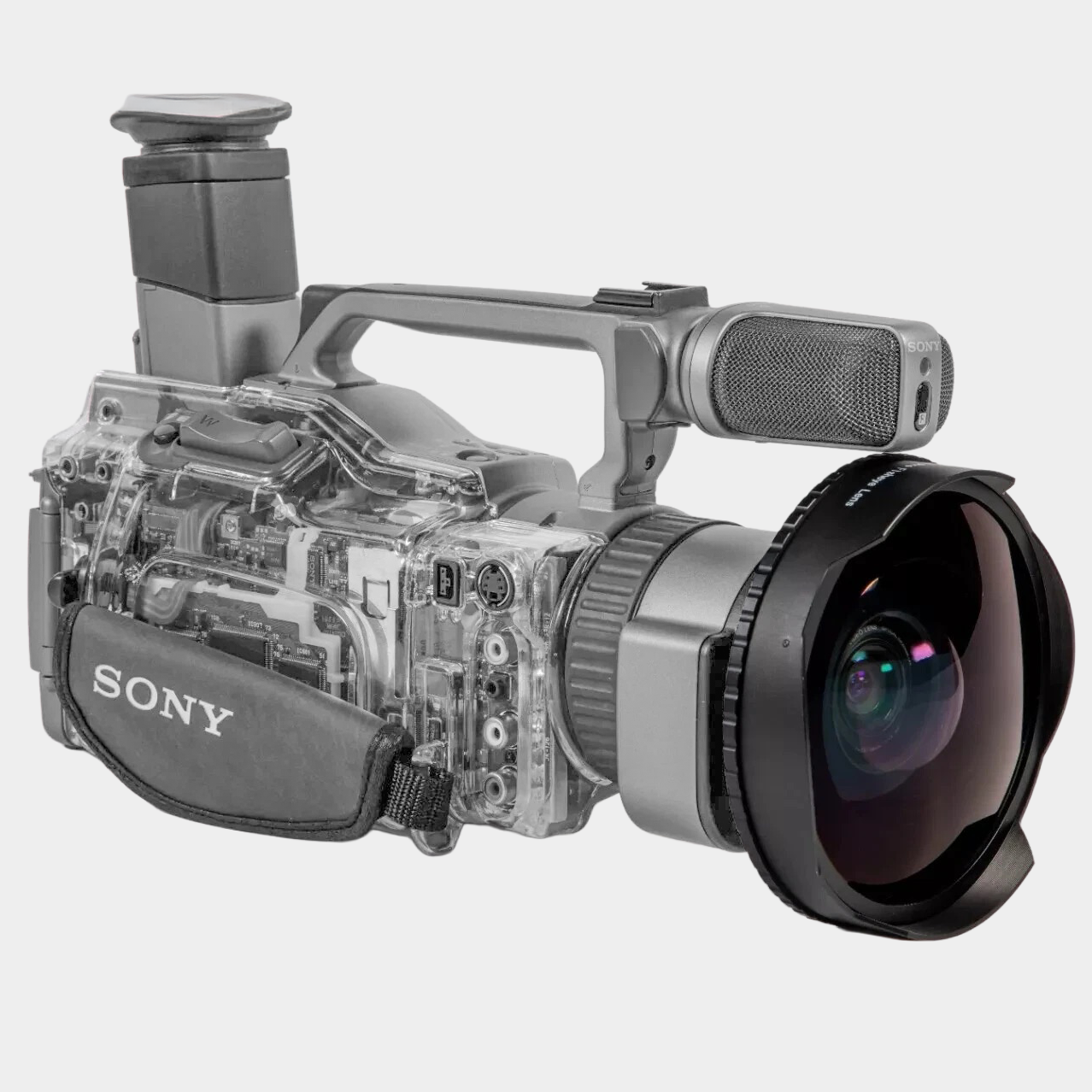 52mm fisheye lens INVIZ Titanium Series 0.3x HD for Sony VX1000