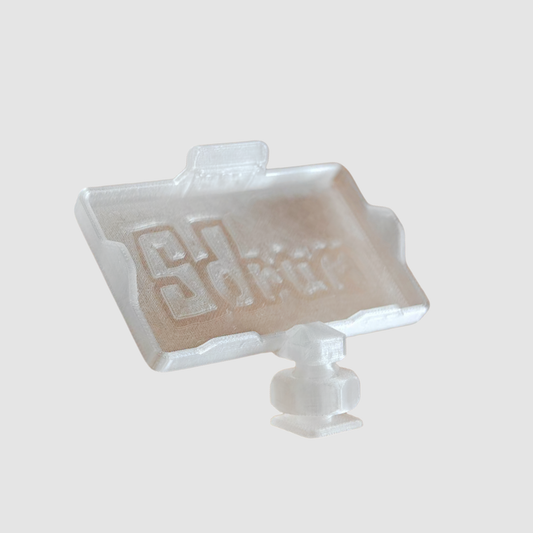 semi-transparent 3D Printed ImmersionRC PowerPlay Cold Shoe Mount Compatible with Multiple PowerPlay Versions