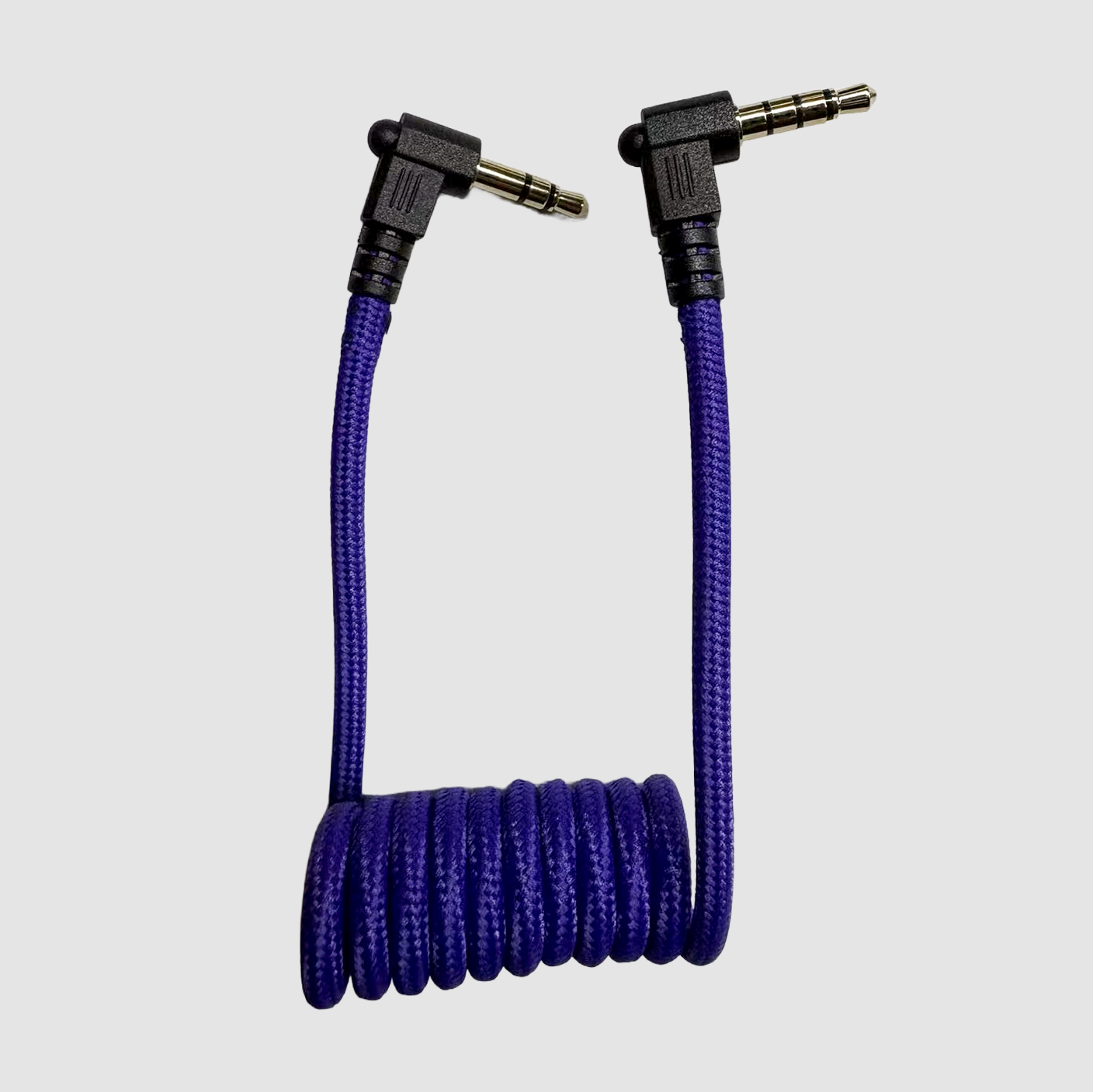 Purple Inviz 3.5mm to 3.5mm Braided Data Cable for DV Cameras and ImmersionRC PowerPlay Durable Sync Cable
