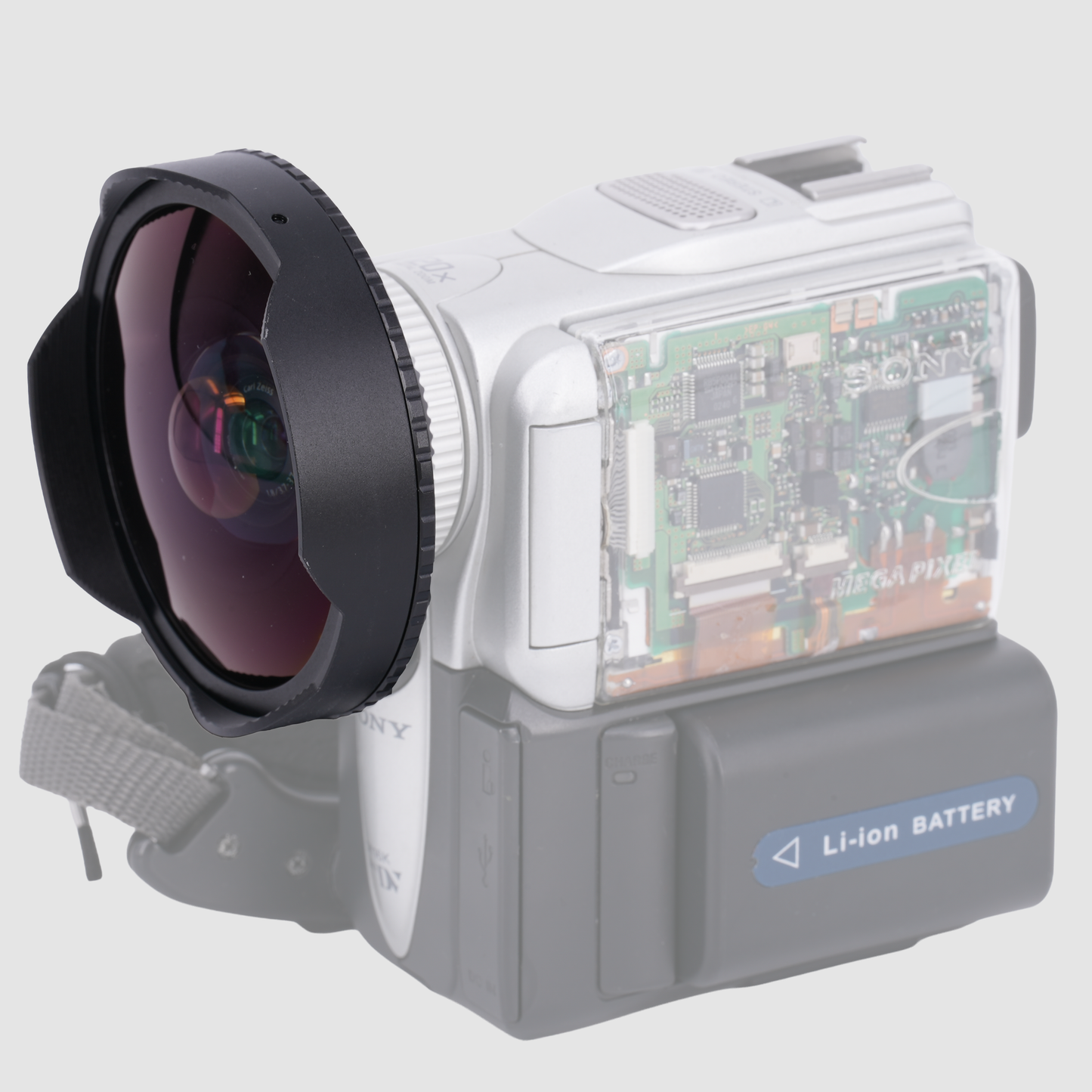 30mm fisheye lens INVIZ Titanium Series 0.3x HD for Sony pc trv dcr series