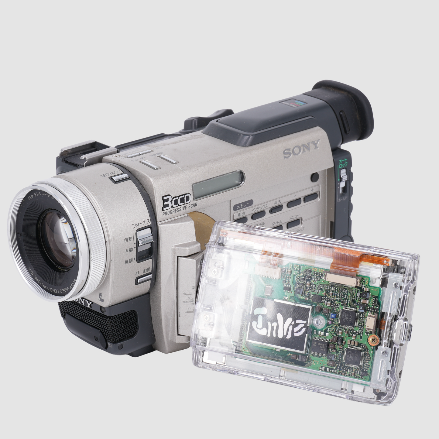 Inviz Clear Side Panel Set For Sony DCR-TRV900 / DCR-PD100