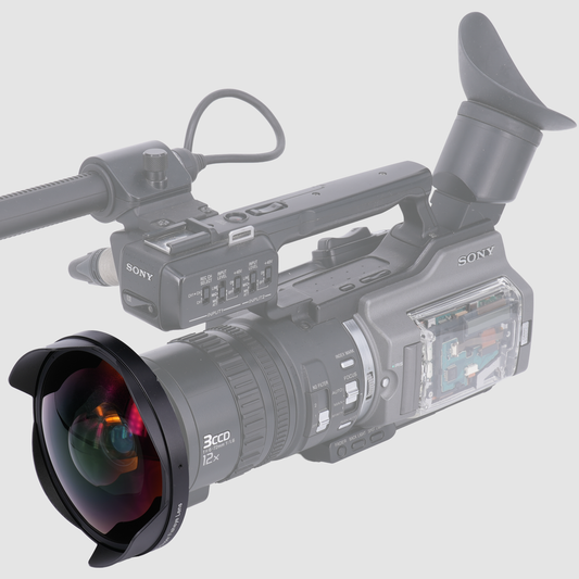 58mm Fisheye Lens – Titanium Series 0.3x HD For Sony VX2000 / VX2100 / PD150 / PD170 / PD190