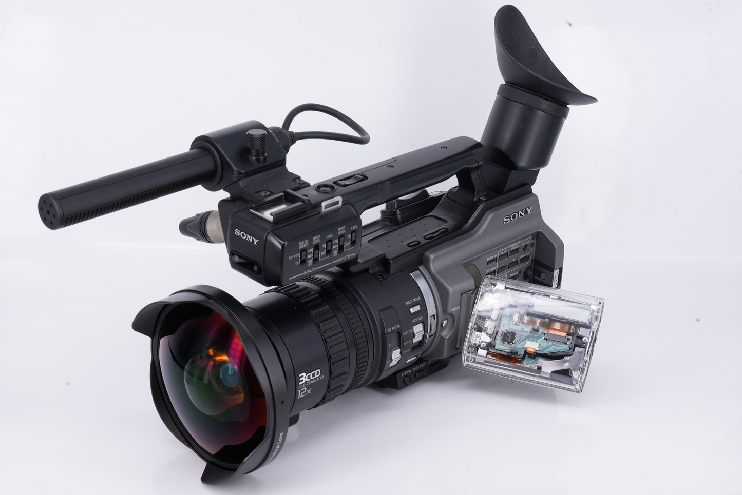 58mm Fisheye Lens – Titanium Series 0.3x HD For Sony VX2000 / VX2100 / PD150 / PD170 / PD190