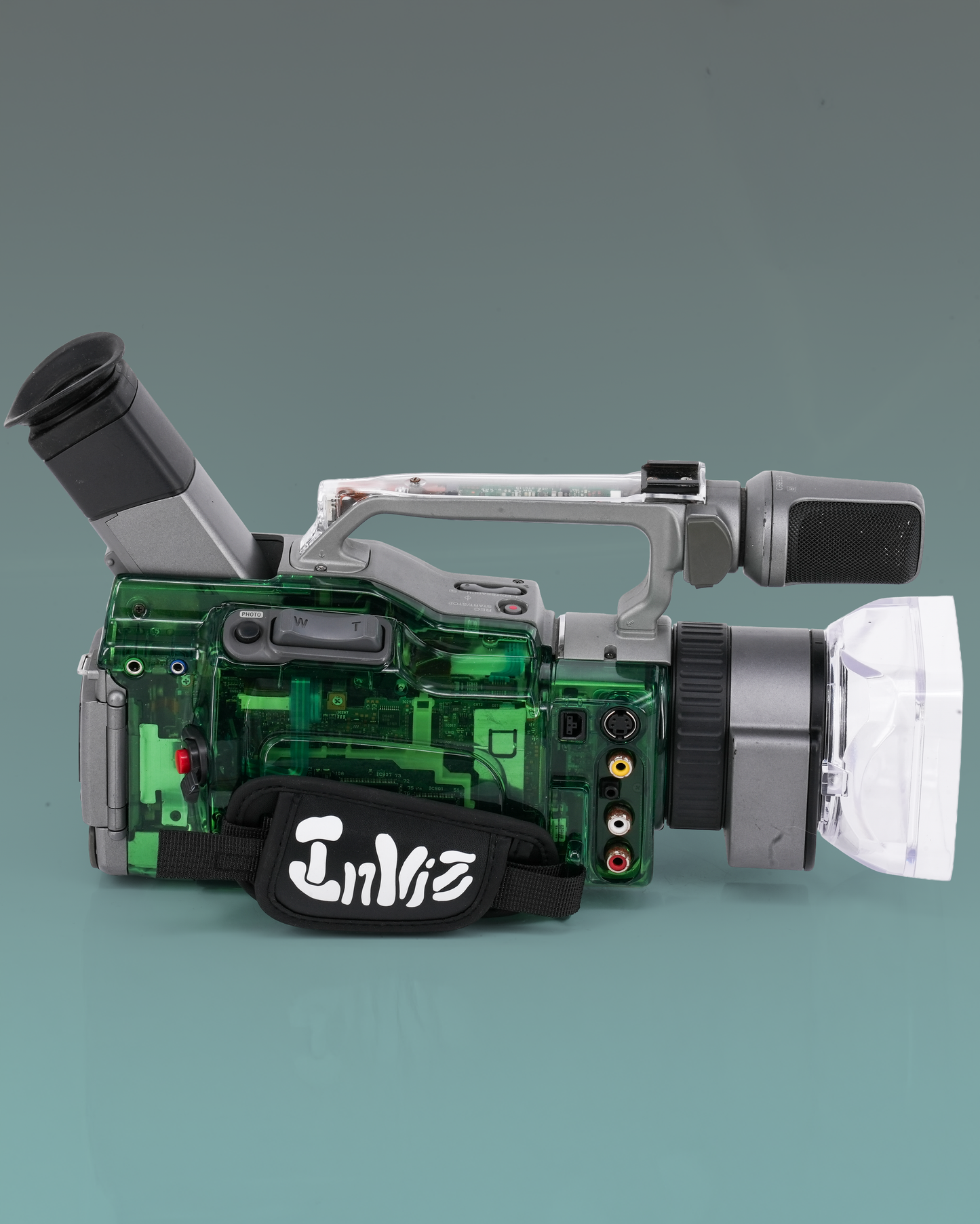 Inviz Matrix Green Clear Side Panel for VX1000