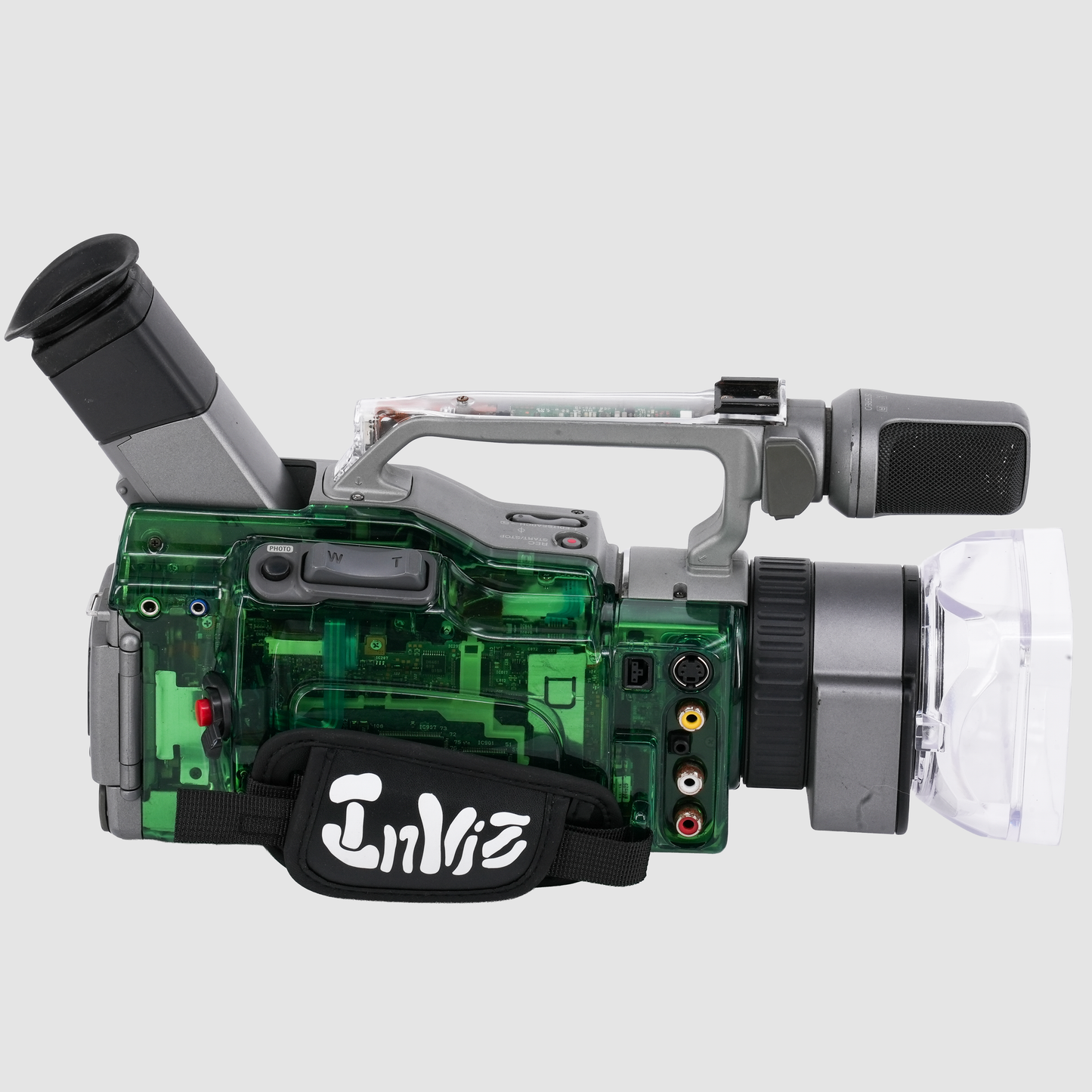 Inviz Matrix Green Clear Side Panel for VX1000
