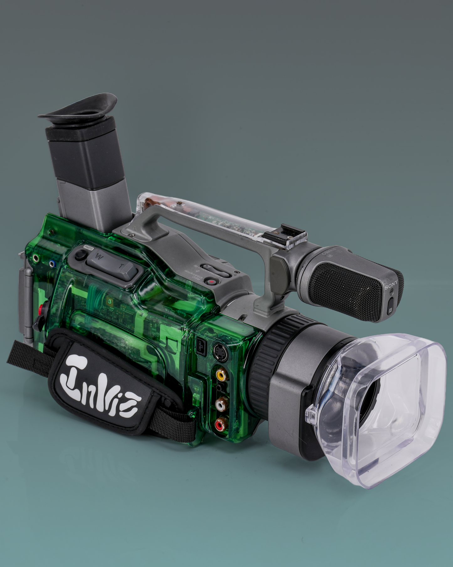 Inviz Matrix Green Clear Side Panel for VX1000