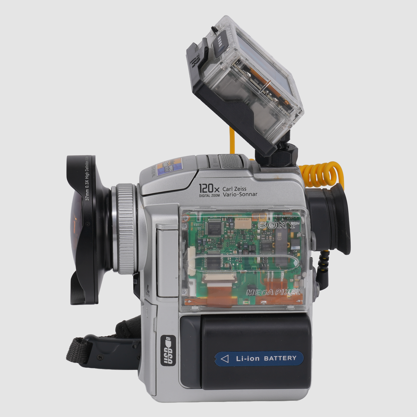 Inviz Clear Side Panel Set for Sony DCR-PC110