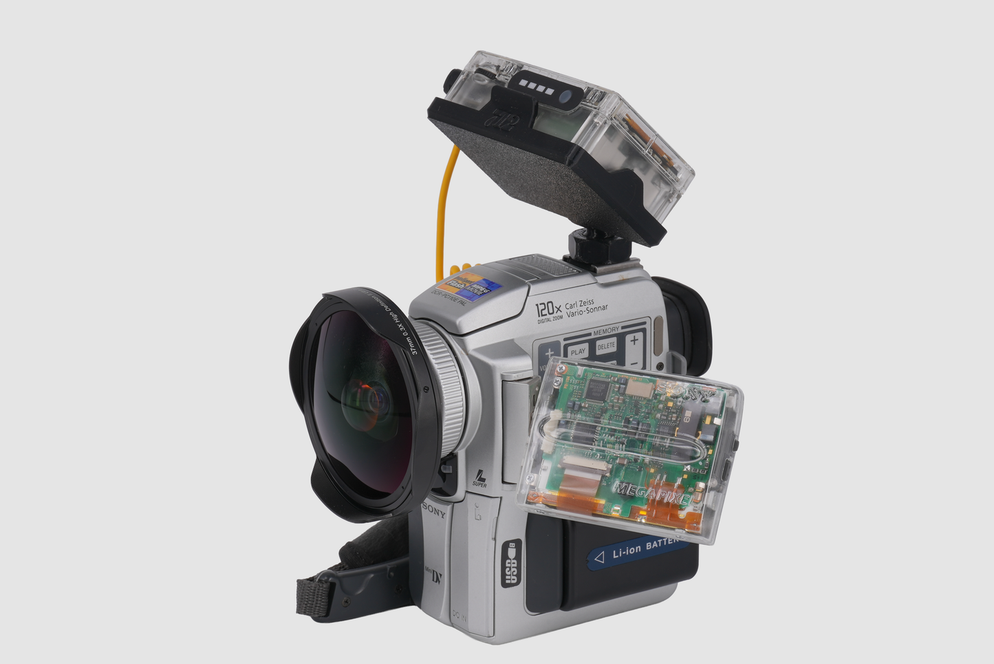 INVIZ 37mm 0.3X High Definition II Ultra fisheye lens for Sony pc trv dcr