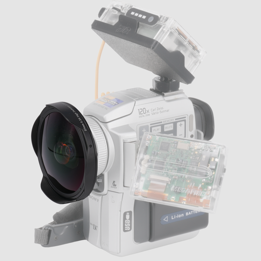INVIZ 37mm 0.3X High Definition II Ultra fisheye lens for Sony pc trv dcr