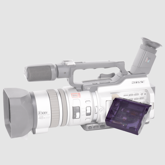 Limited Edition Atomic Purple Side Panel Set for Sony VX2000/VX2100/PD150/PD170/PD190 – Two-Piece (Only 10 Units)