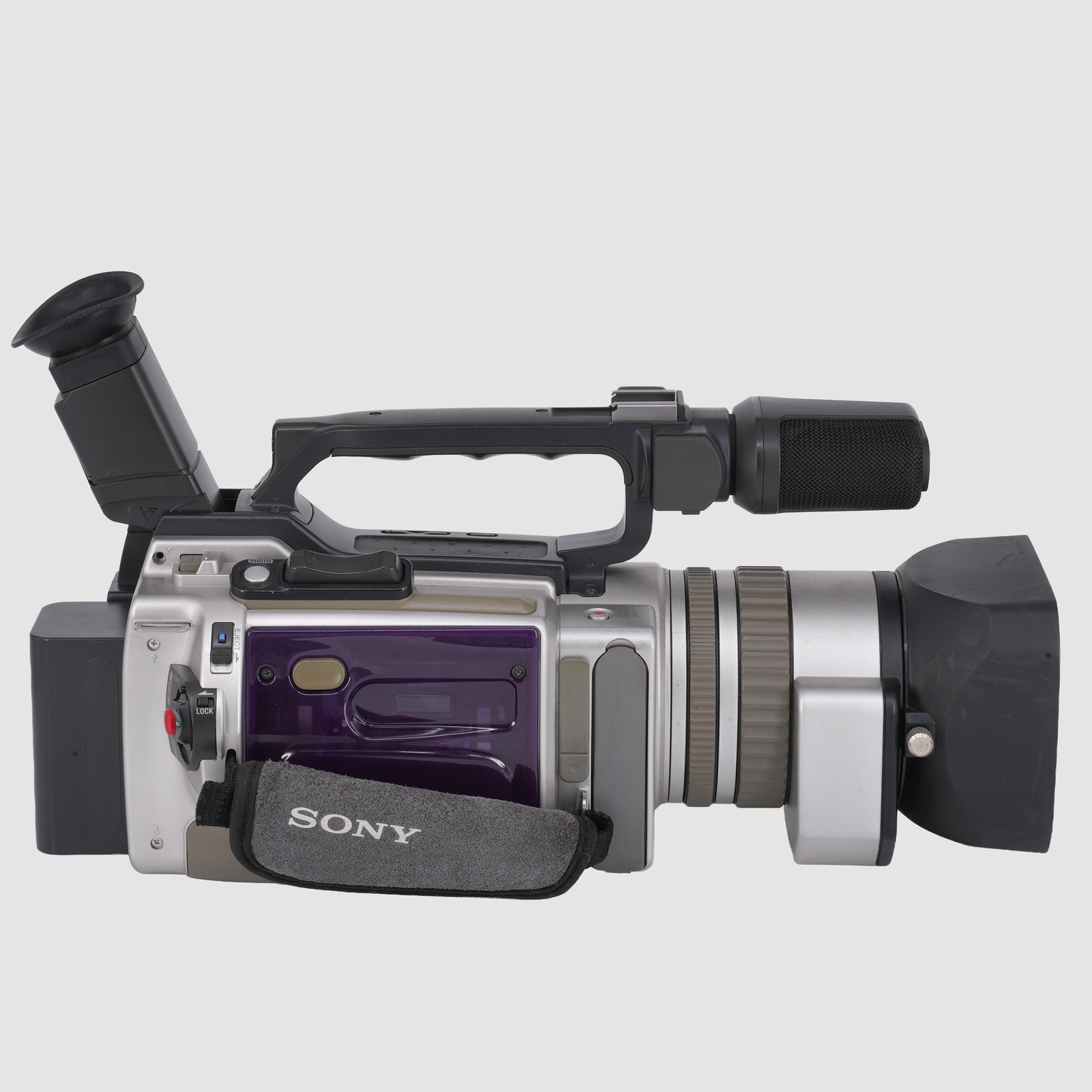 Limited Edition Atomic Purple Side Panel Set for Sony VX2000/VX2100/PD150/PD170/PD190 – Two-Piece (Only 10 Units)