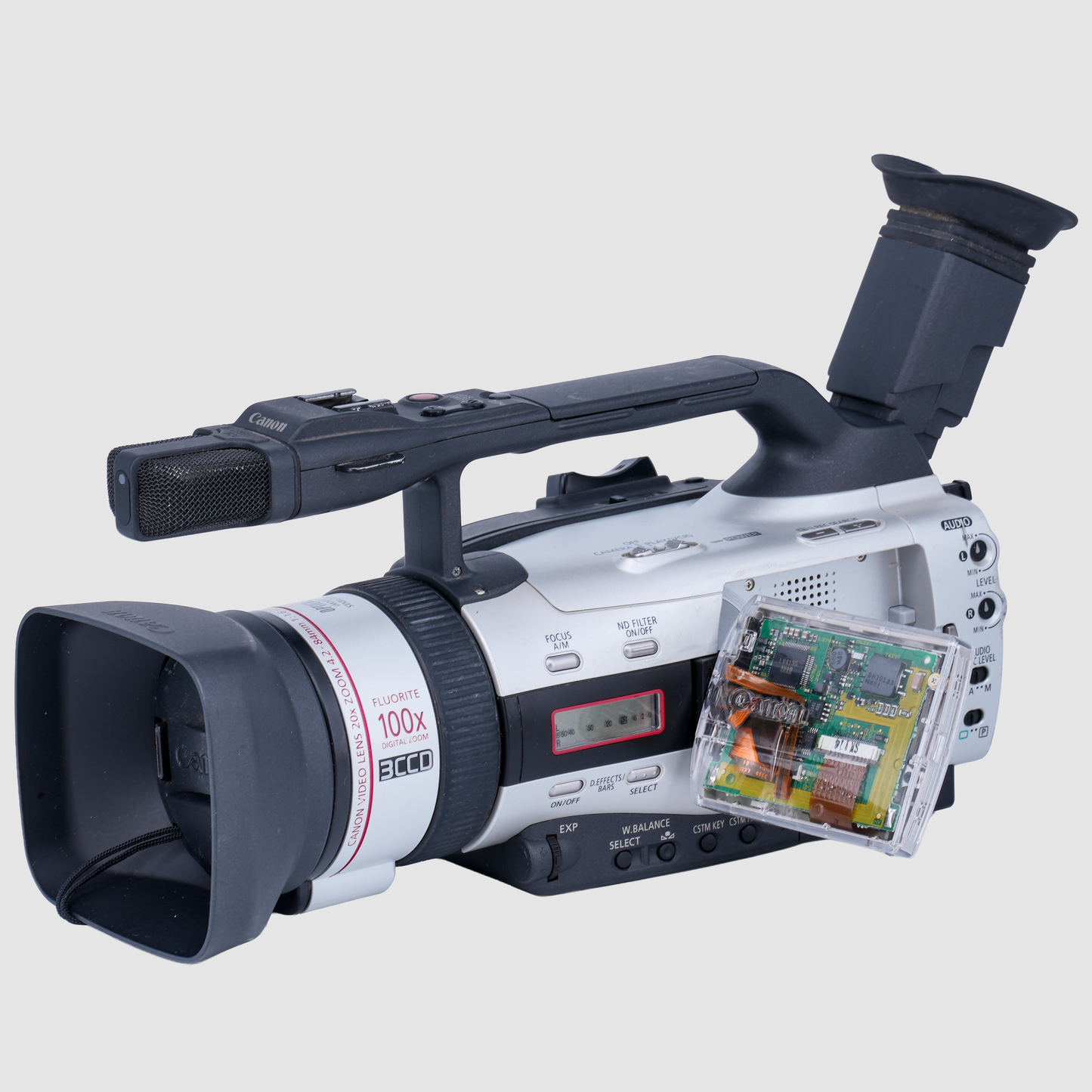 Inviz Clear Side Panel For Canon GL2 XM2