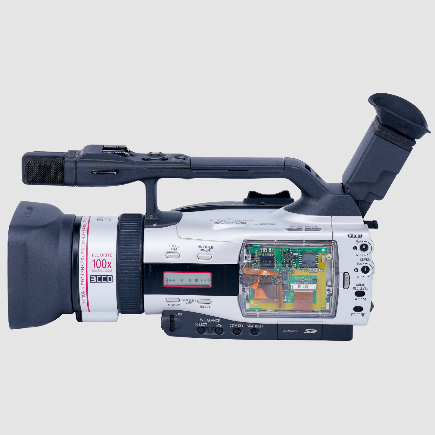 Inviz Clear Side Panel For Canon GL2 XM2