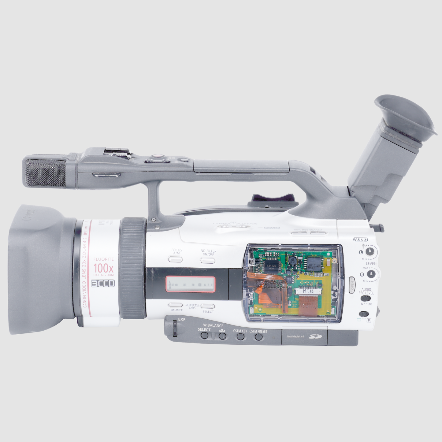 Inviz Clear Side Panel For Canon GL2 XM2
