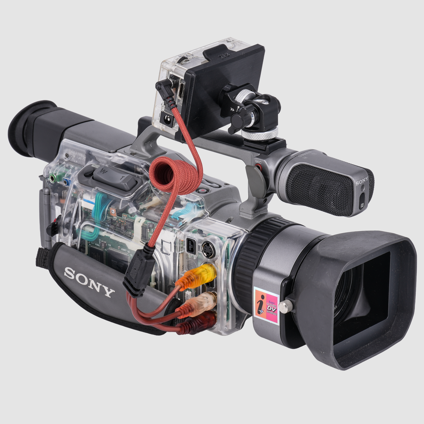 Inviz Flat-Port Snail Gimbal Mount for ImmersionRC PowerPlay RC DVR