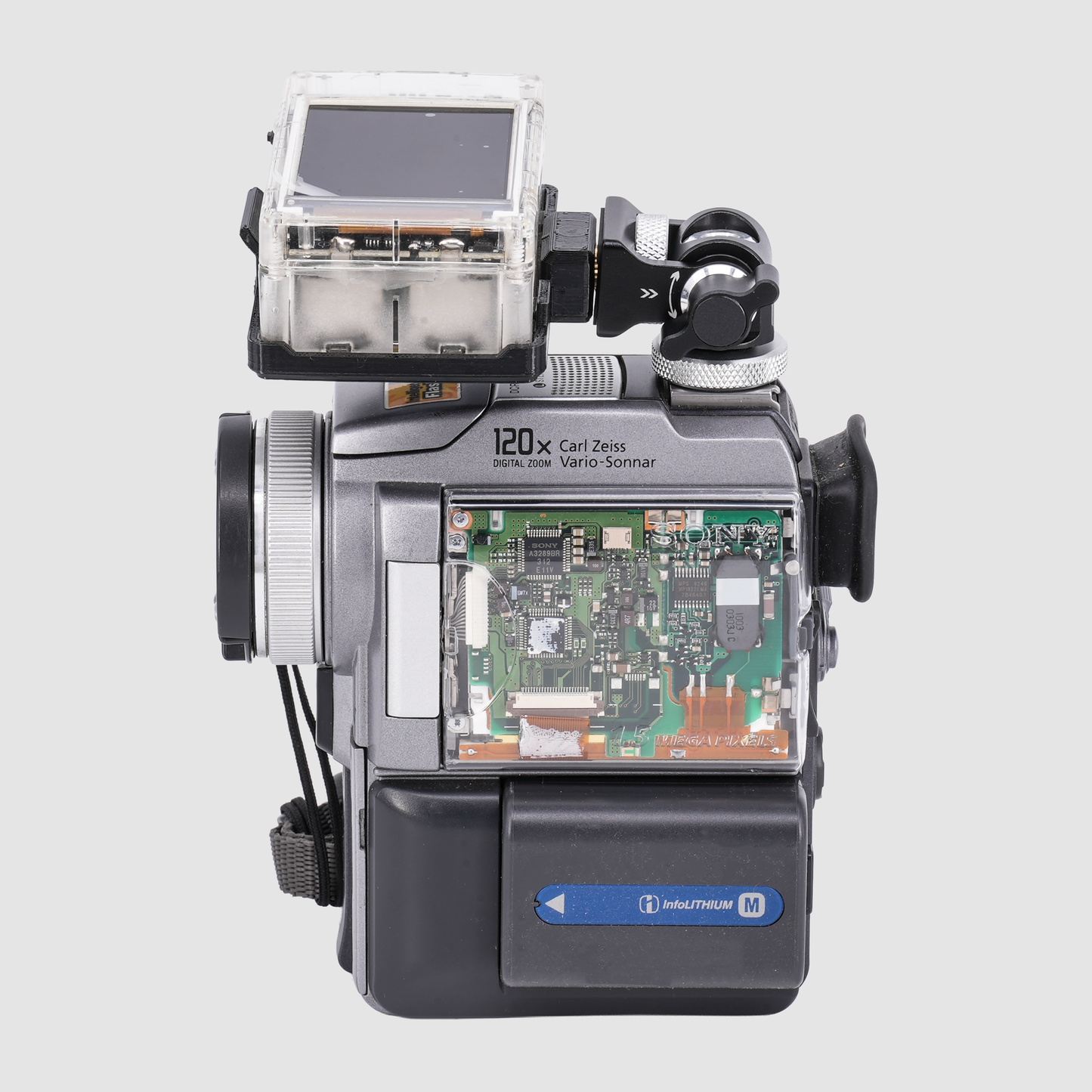 Inviz Clear Side Panel for Sony DCR-PC115/120