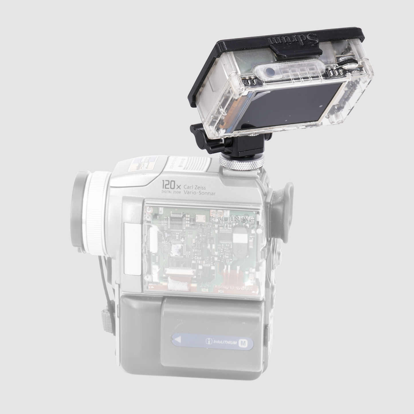 Inviz Bottom-Port Snail Gimbal Mount for ImmersionRC PowerPlay RC DVR