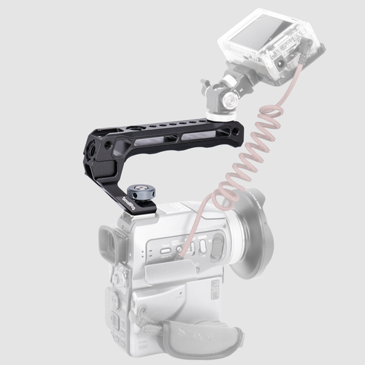 INVIZ Lightweight Top Handle – Universal Cold Shoe Camera Grip