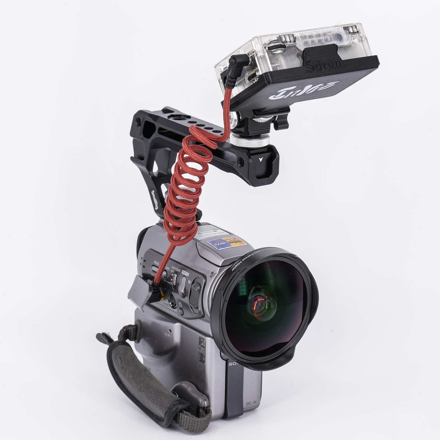 INVIZ Lightweight Top Handle – Universal Cold Shoe Camera Grip