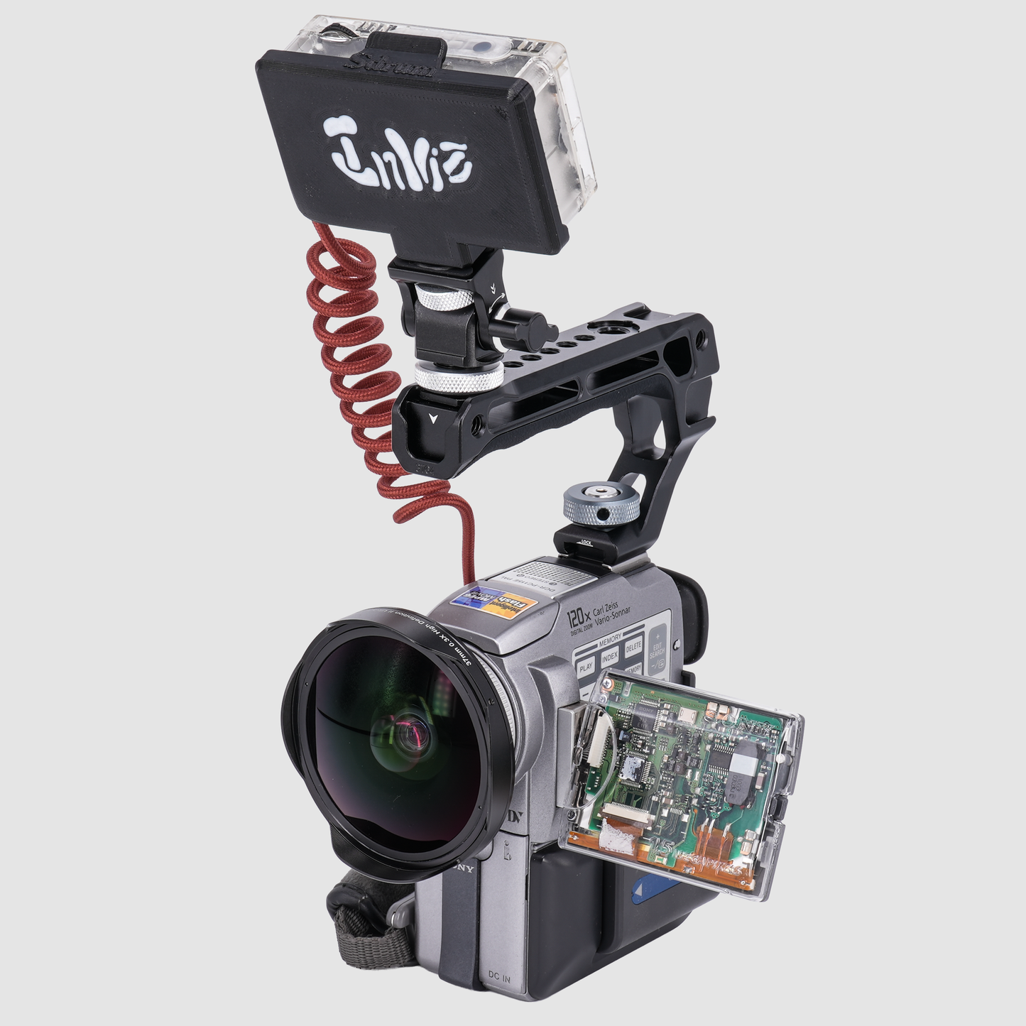 INVIZ Lightweight Top Handle – Universal Cold Shoe Camera Grip