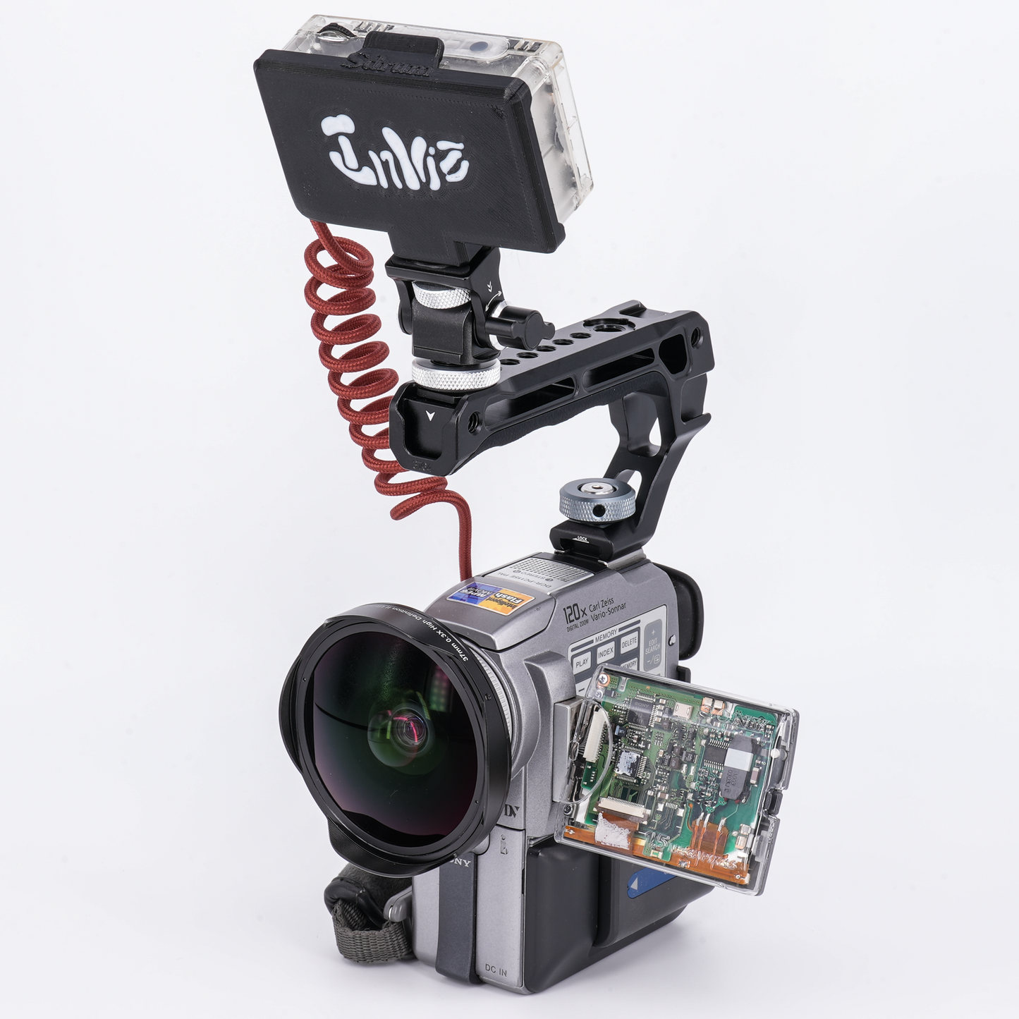 Inviz Clear Side Panel for Sony DCR-PC115/120