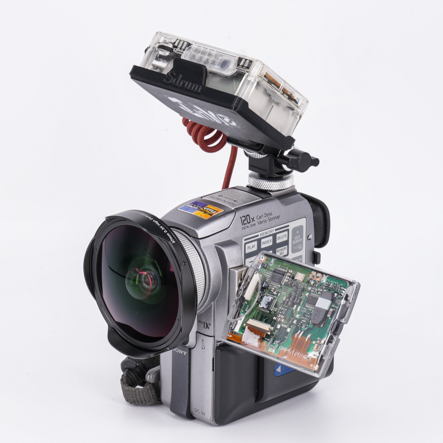 Inviz Clear Side Panel for Sony DCR-PC115/120