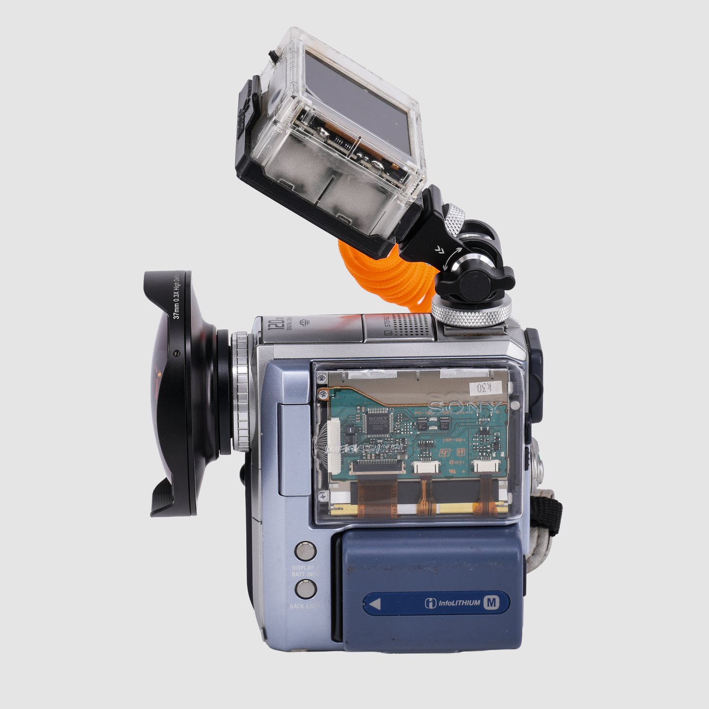 Inviz Clear Side Panel for Sony DCR-PC105