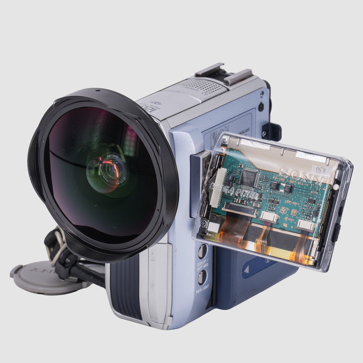 30mm fisheye lens INVIZ Titanium Series 0.3x HD for Sony pc trv dcr series