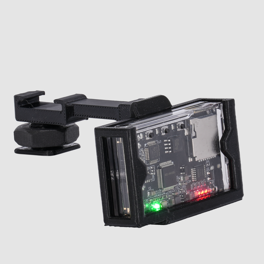 Inviz Black L-Shaped Cold Shoe Mount for Mini DVR