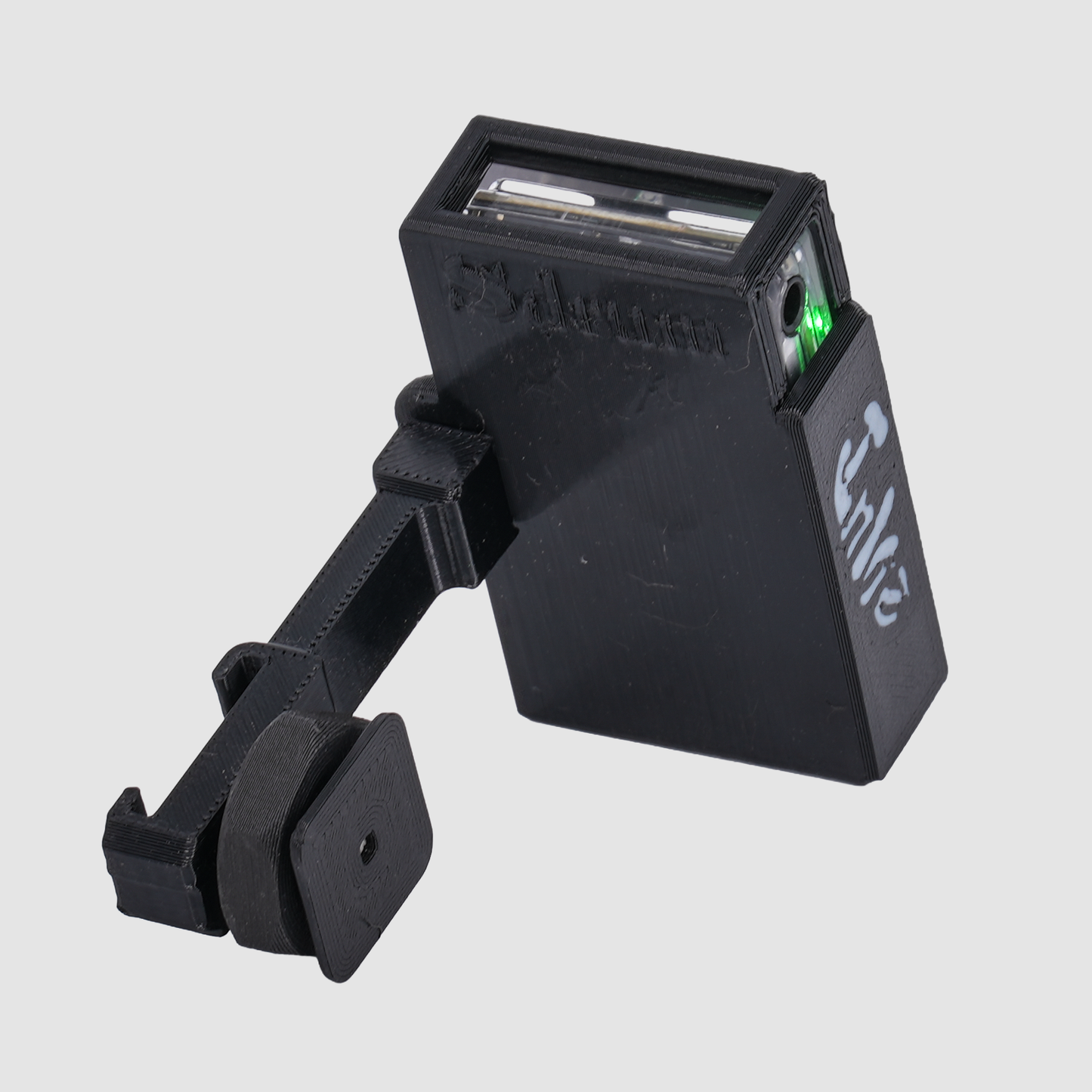 Inviz Black L-Shaped Cold Shoe Mount for Mini DVR