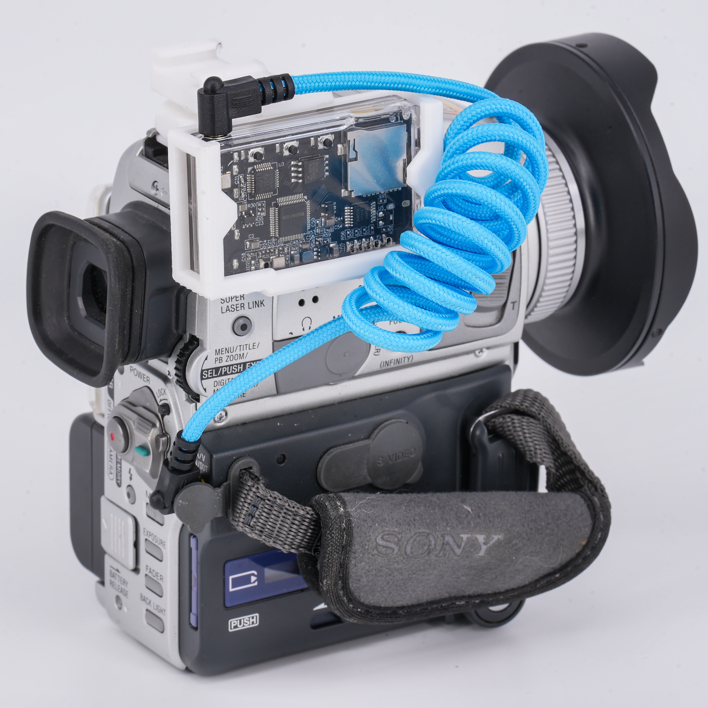 Inviz White L-Shaped Cold Shoe Mount for Mini DVR