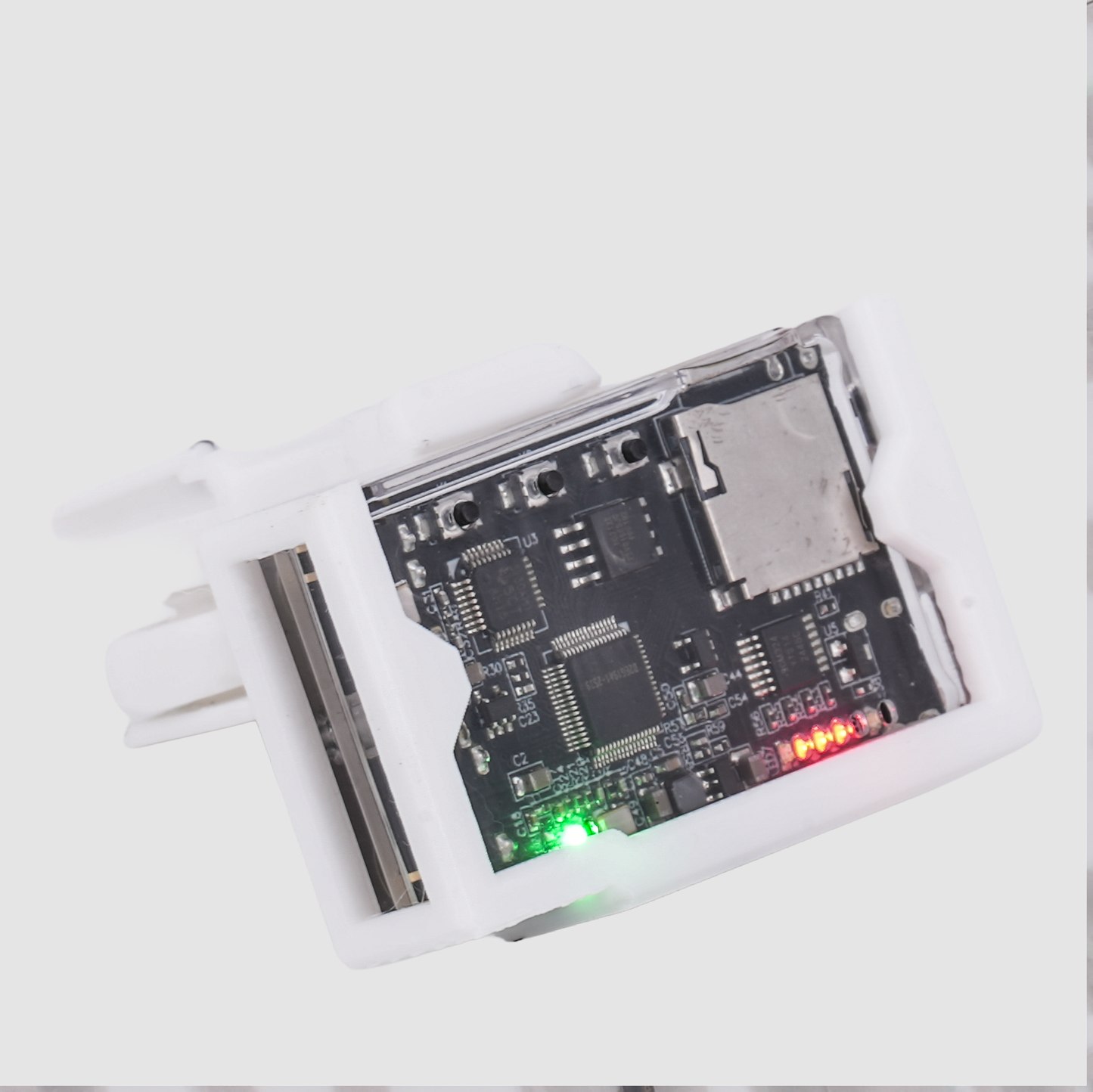 Inviz White L-Shaped Cold Shoe Mount for Mini DVR