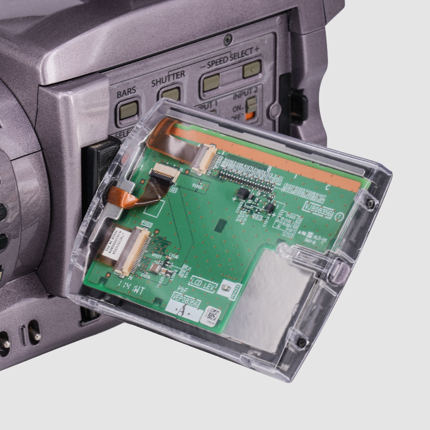 INVIZ Clear Side Panel For Panasonic AG-HPX170 / AG-HPX173