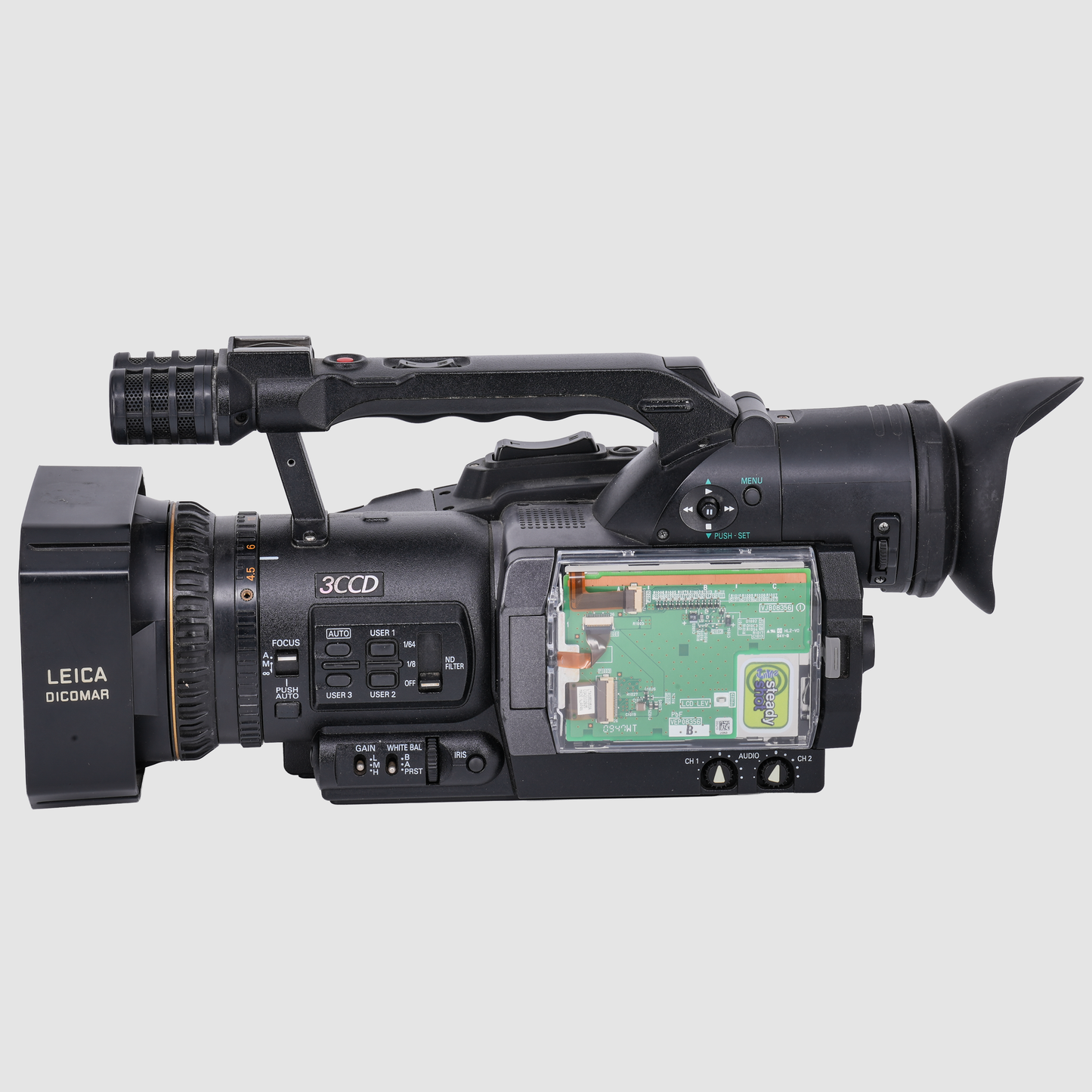 INVIZ Clear Side Panel for Panasonic AG-DVX100B / DVX102B / DVX180B