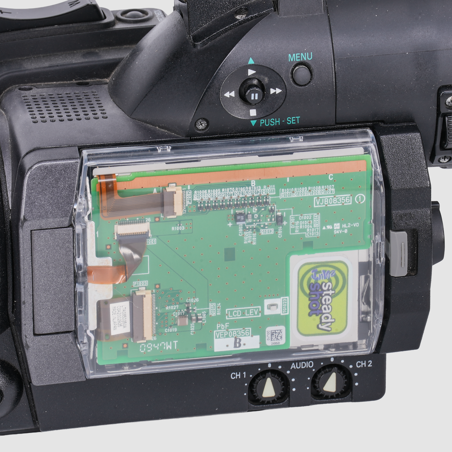 INVIZ Clear Side Panel for Panasonic AG-DVX100B / DVX102B / DVX180B