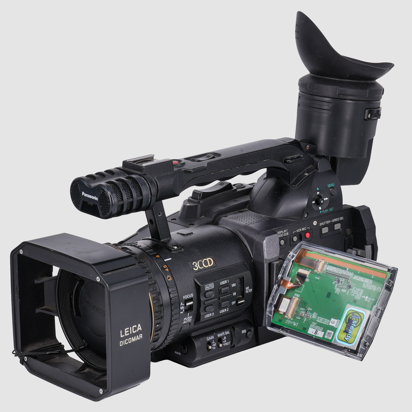 INVIZ Clear Side Panel for Panasonic AG-DVX100B / DVX102B / DVX180B