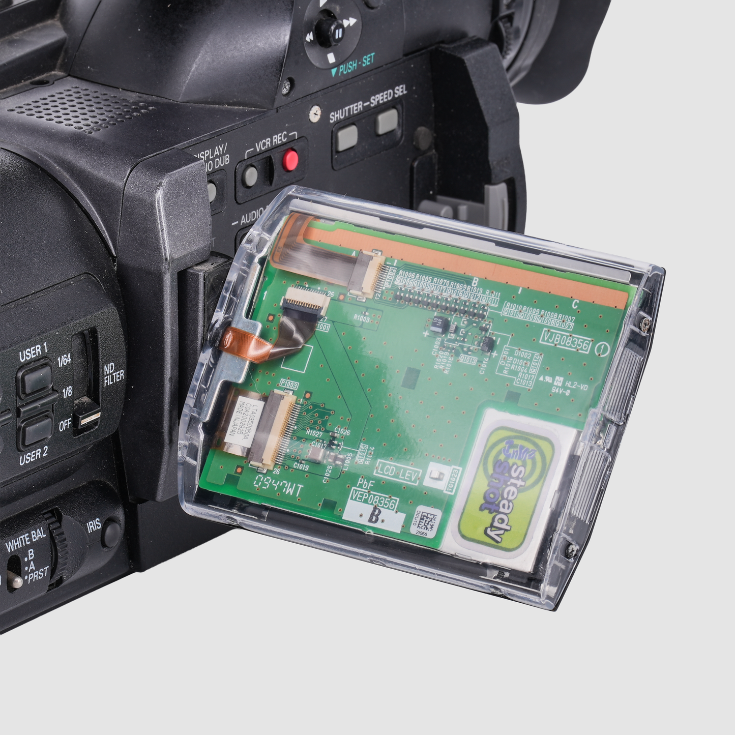 INVIZ Clear Side Panel for Panasonic AG-DVX100B / DVX102B / DVX180B