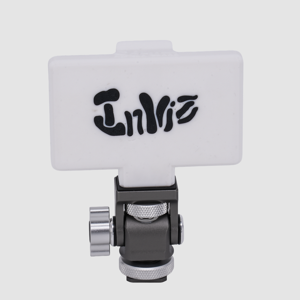 Inviz White Bottom-Port Metal Snail Gimbal Mount for ImmersionRC PowerPlay RC DVR