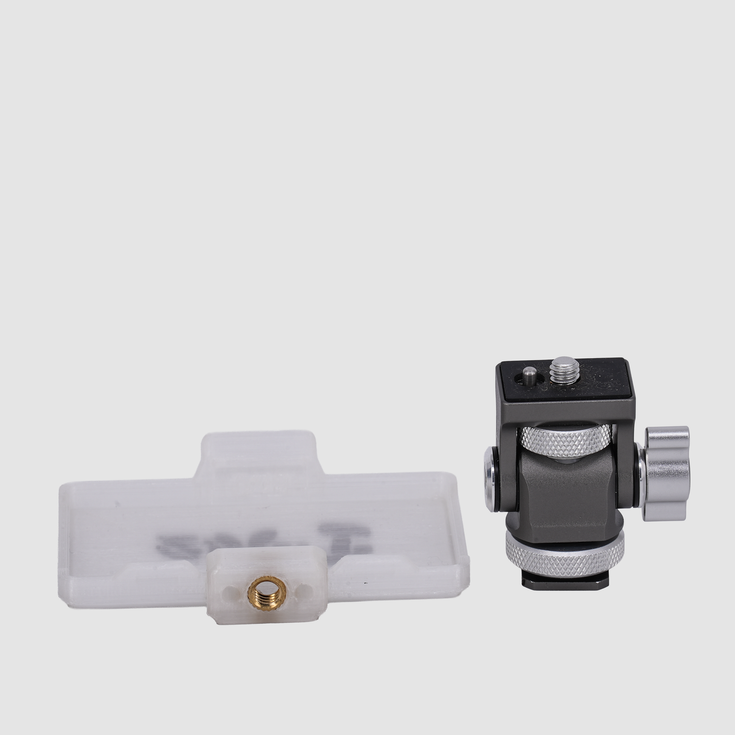 Inviz Semi-Clear Bottom-Port Snail Gimbal Mount for ImmersionRC PowerPlay RC DVR