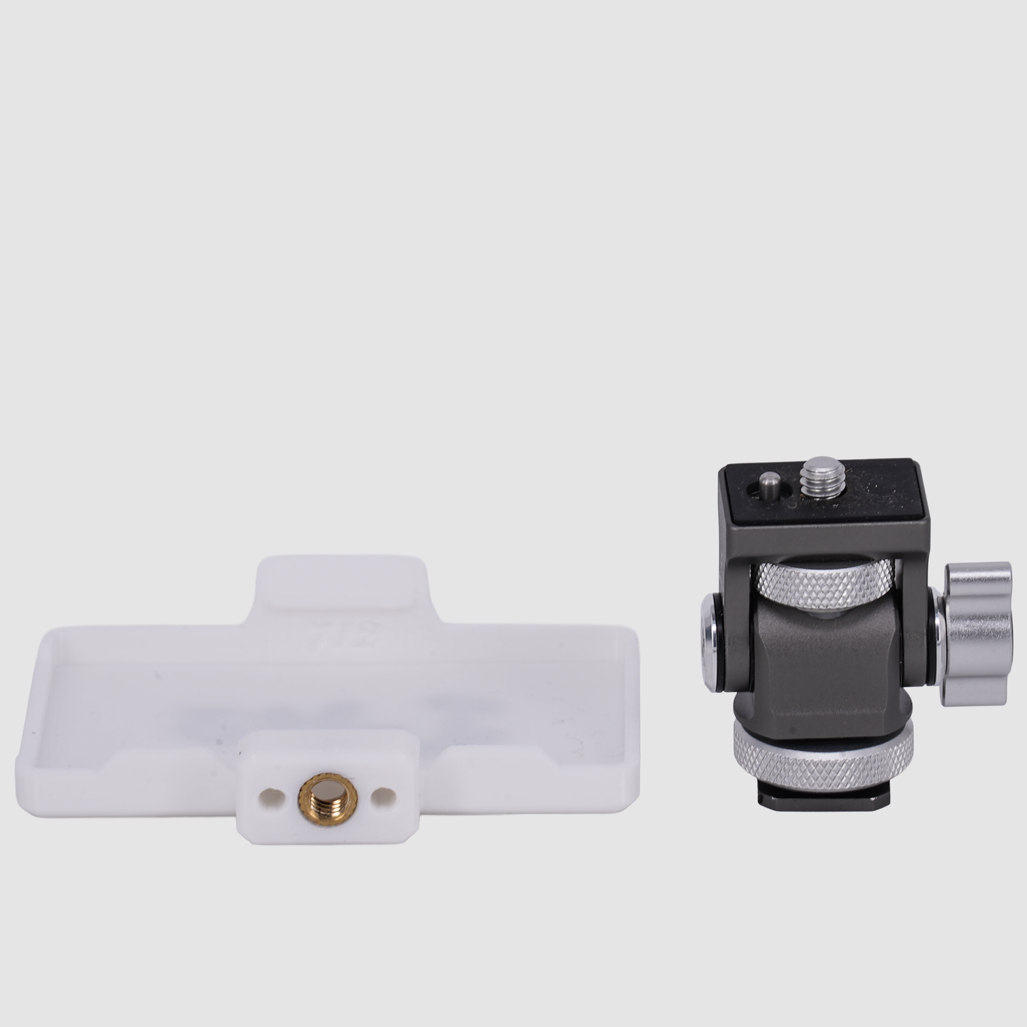 Inviz White Bottom-Port Metal Snail Gimbal Mount for ImmersionRC PowerPlay RC DVR