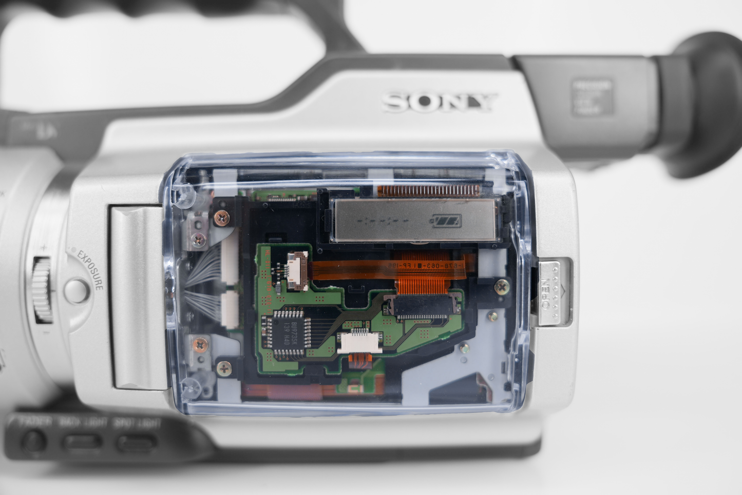 Inviz Clear Side Panel two-piece Set For Sony VX2000 VX2100 PD150 PD170 PD190