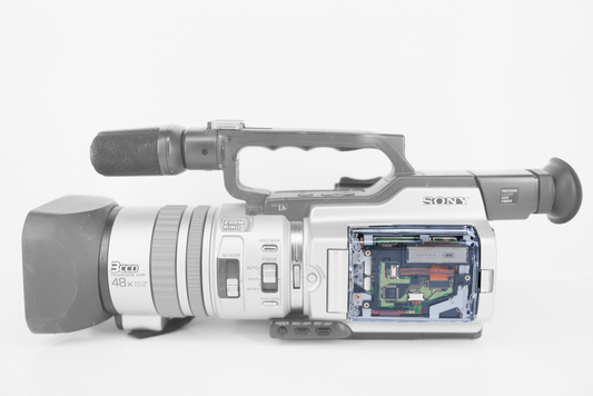 Sony VX2000 VX2100 PD150 PD170 PD190 Inviz Clear Side Panel two-piece Set
